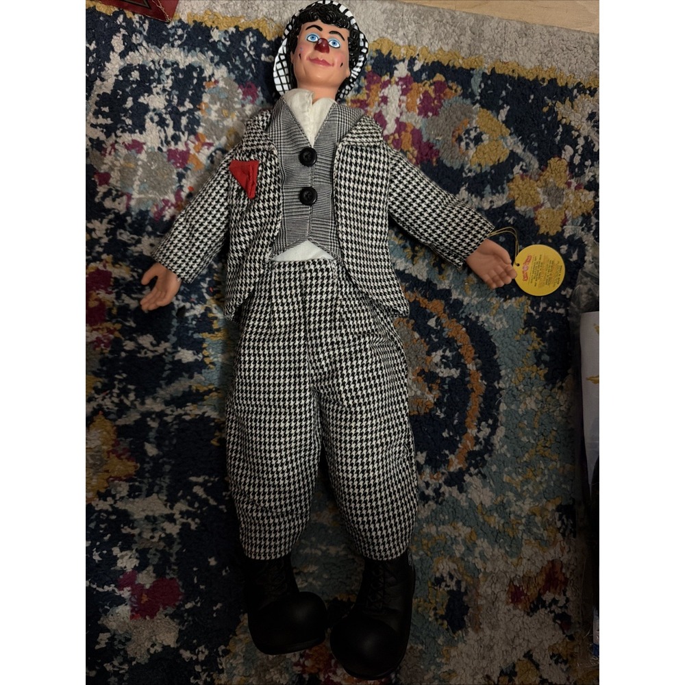 Vintage Clown David Larible Ringling Bros. & Barnum Bailey stuffed Figure!
